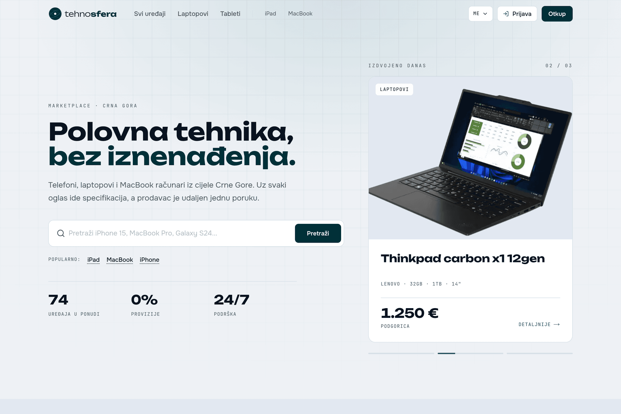 Tehnosfera – Marketplace za novu i polovnu tehniku